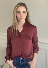 PERRY PERFECT BUTTONDOWN BURGUNDY