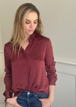 PERRY PERFECT BUTTONDOWN BURGUNDY