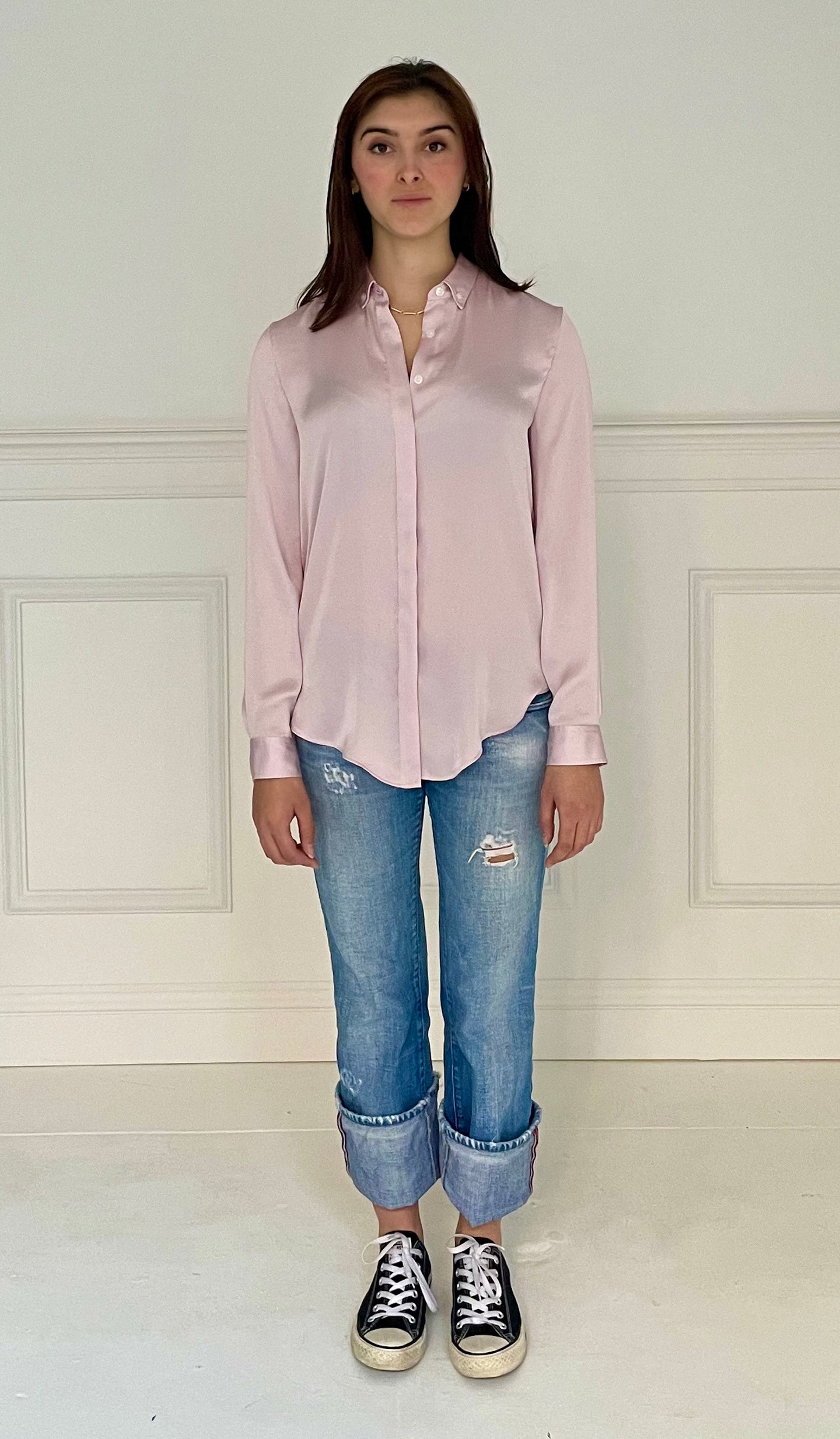 PERRY BUTTONDOWN SHIRT POSIE PINK