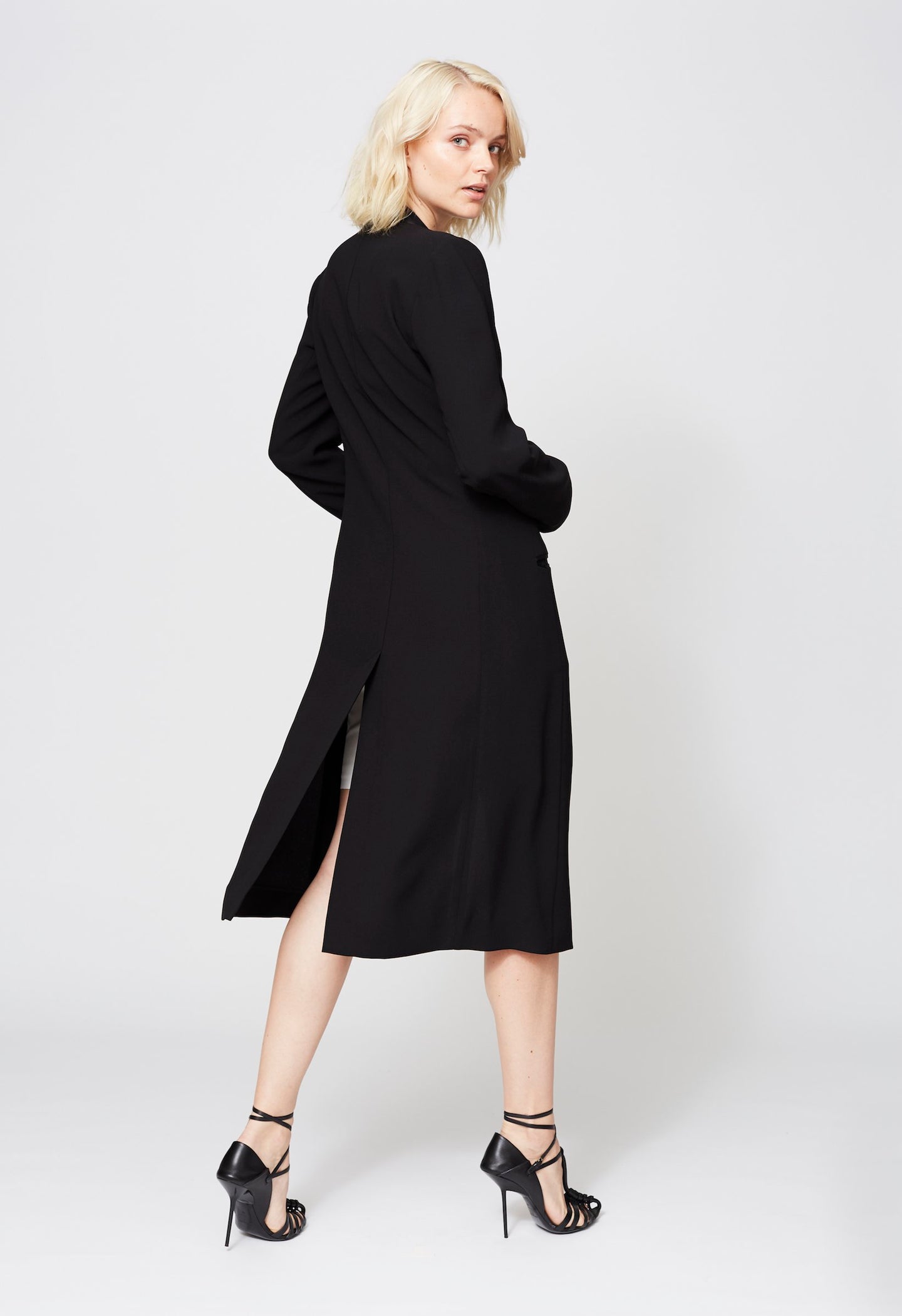 VILLAGE TUXEDO DUSTER BLACK