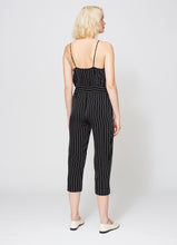 AMAGANSETT JUMPSUIT BLACK PINSTRIPE